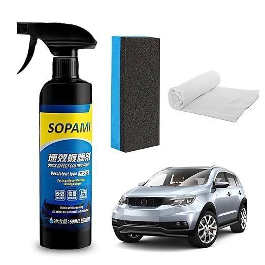 Car Glow Coating Spray – Pack of 2 (100ml Each) - The Zip Cart
