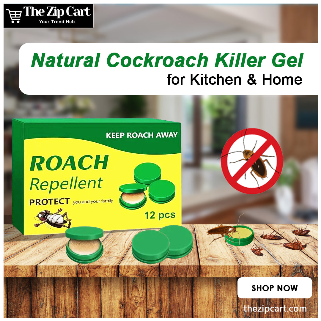 Natural Cockroach Killer Gel - Buy 1 Get 1 FREE (Pack of 12pc*2)