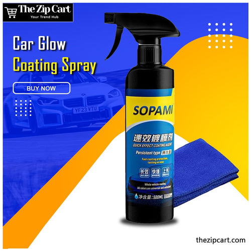 Car Glow Coating Spray – Pack of 2 (100ml Each) - The Zip Cart