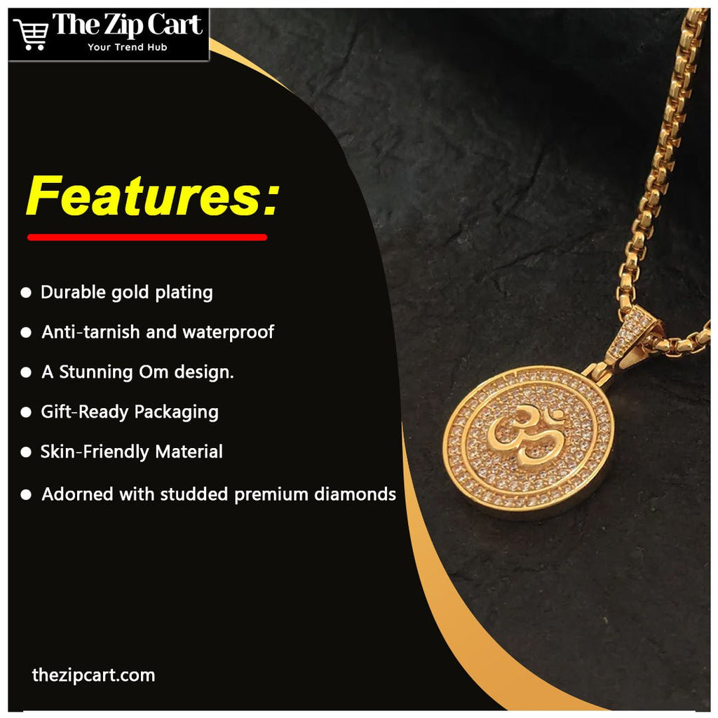 Om Aura Pendant — Embrace Serenity and Style - The Zip Cart