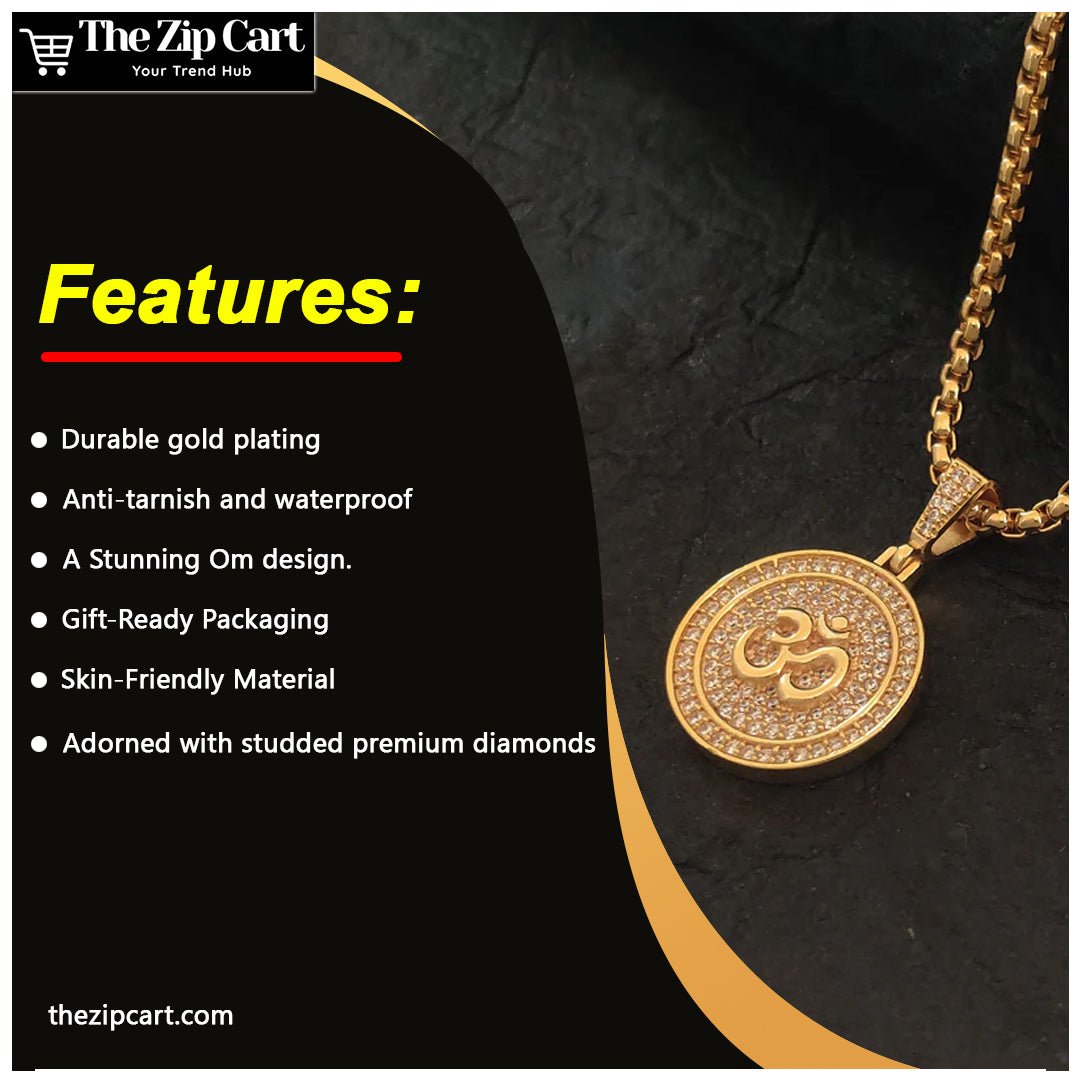 Om Aura Pendant — Embrace Serenity and Style - The Zip Cart