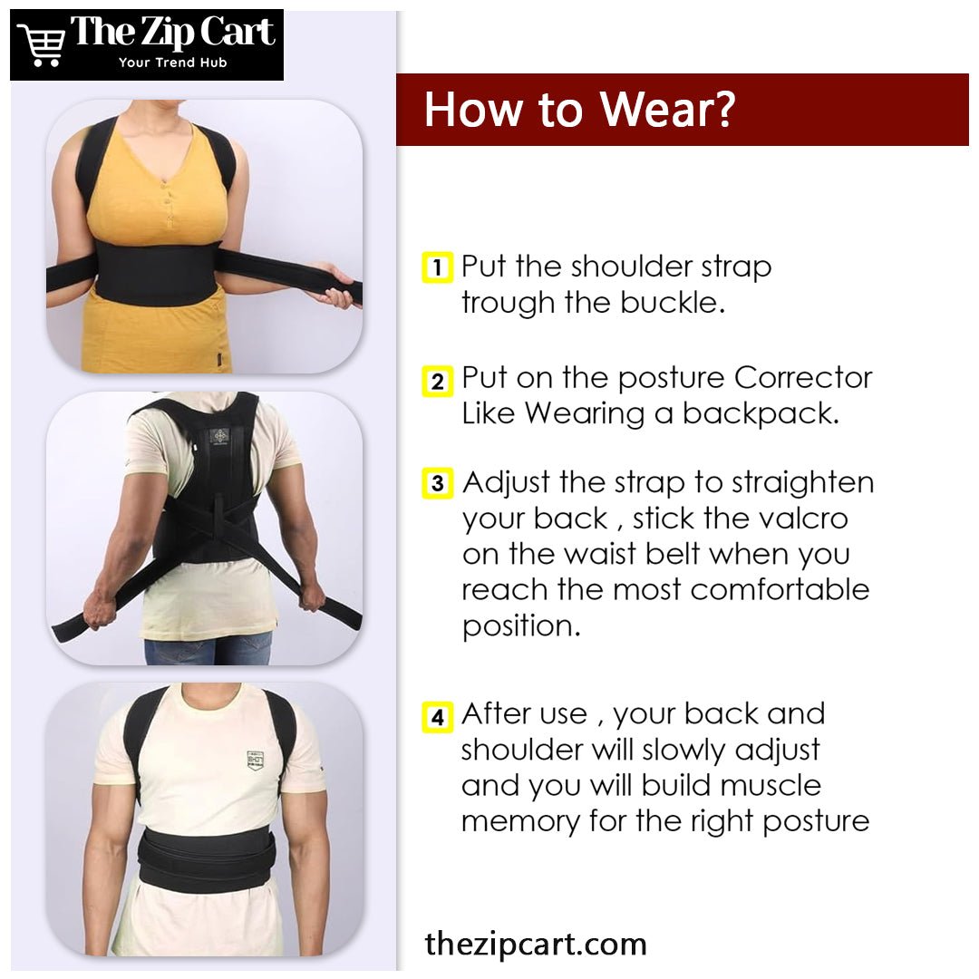 Posture Corrector Belt (Unisex) - The Zip Cart