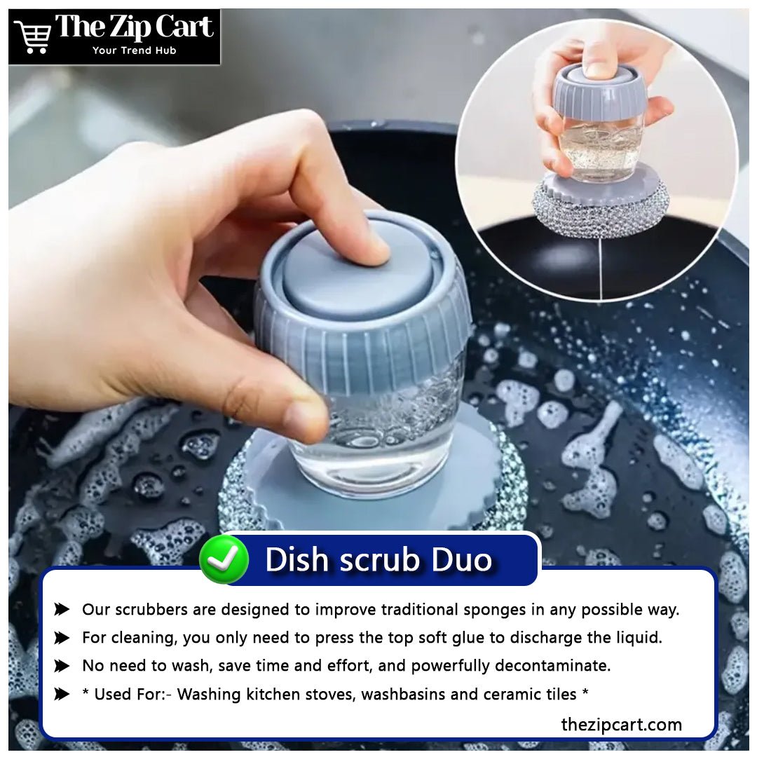 Dish Scrub Duo - The Zip Cart