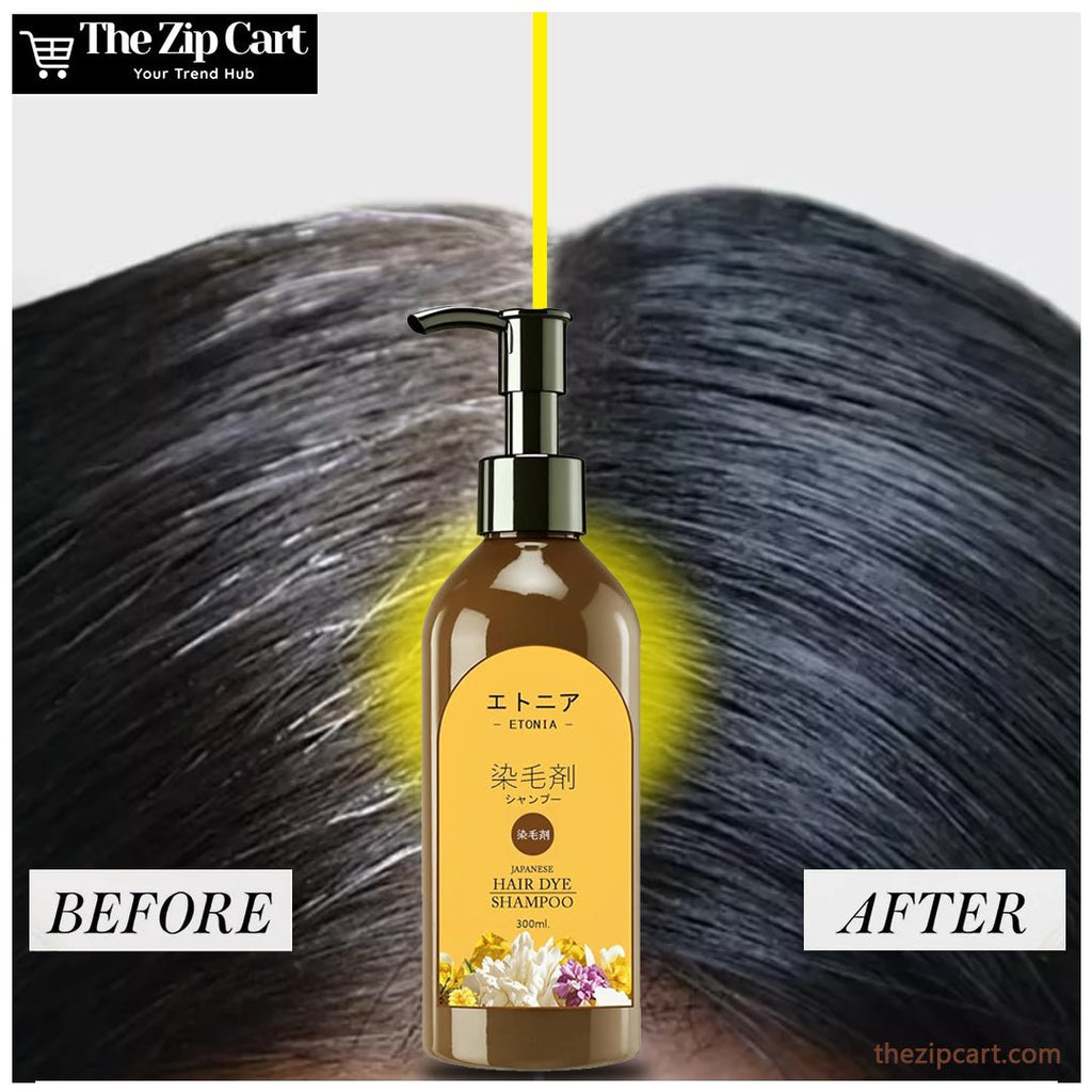 Japanese Natural Hair Color Shampoo – Pack of 2 (100ml Each) - The Zip Cart