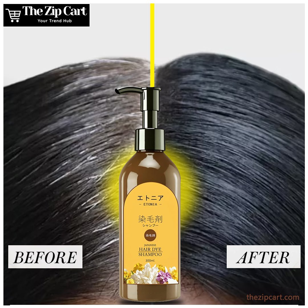 Japanese Natural Hair Color Shampoo – Pack of 2 (100ml Each) - The Zip Cart