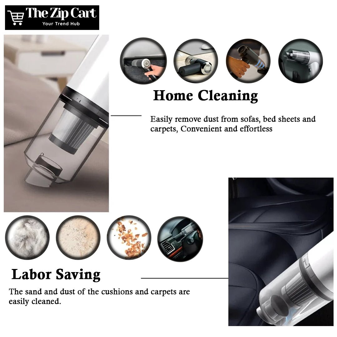 Dust Away Pro – Rechargeable Cordless Air Blower and Dust Collector - The Zip Cart