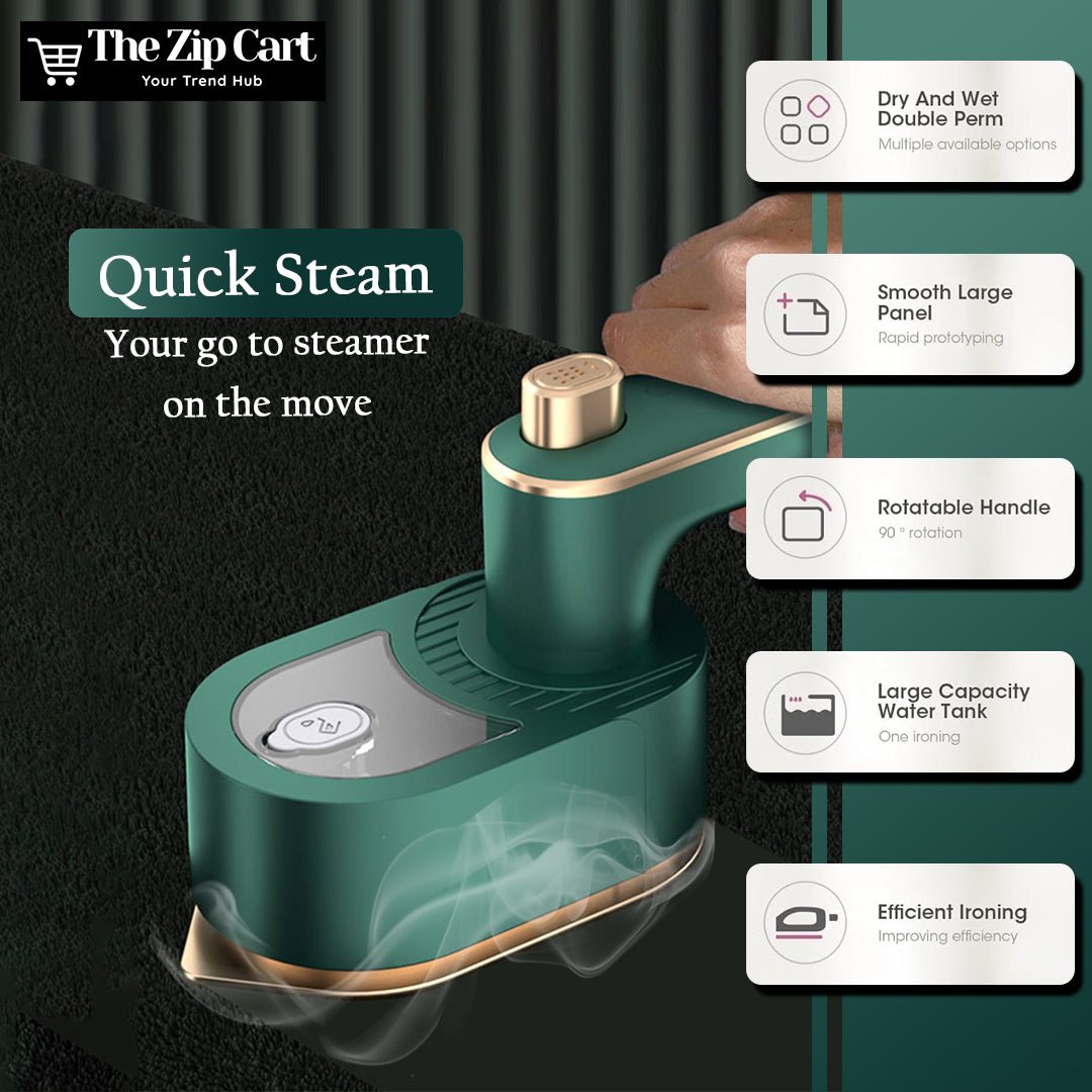 Quick Steam – Your Go - To Steamer On the Move - The Zip Cart